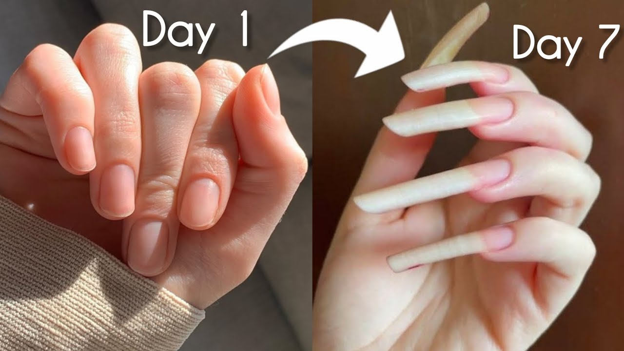 how to grow nails fast || how to make strong nails at home 💅 || nail grow faster || long nails#nails