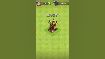 Maxing out the Level 1 Air Defence to the Max Level. #clashofclans #coc #shorts