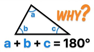 Why Is The Sum Of Interior Angles Of A Triangle 180? Proof Explained Simply