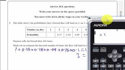 Edexcel June 2017 - Paper 2 - Higher Q1 - GCSE Maths