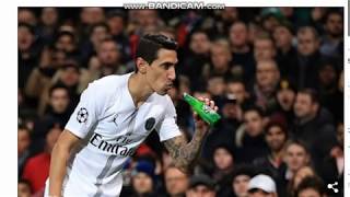 Di MARIA vs MAN UNITED The BEER BOTTLE mockery  "F**& Off"