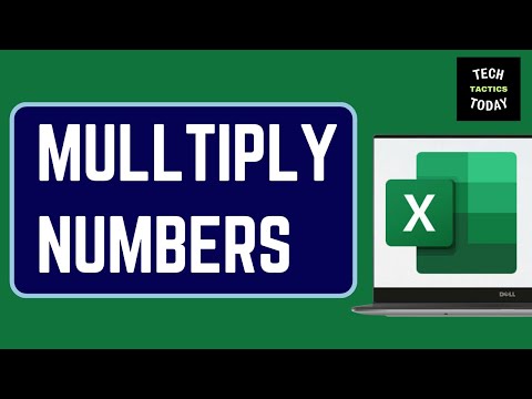 How to Multiply Numbers in Excel Basic way