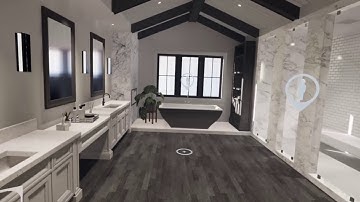 bathroom vr wrist menu