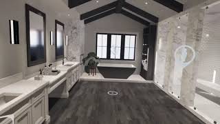 bathroom vr wrist menu