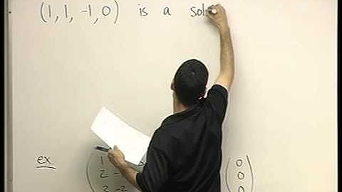 19 - Homogeneous vs.  non  homogeneous systems