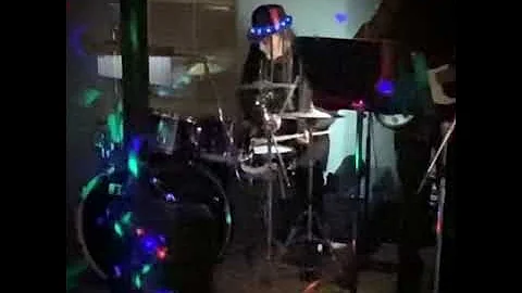 Drummer Cindy Mohr Take Me to The River short clip