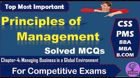 Management Solved MCQs Chapter-4