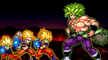 Son Gohan Adult DBFZ (New) VS Broly DBS V2 in Jump Force Mugen