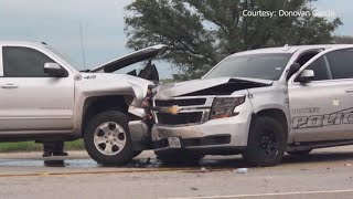 Suspect arrested after escaping handcuffs, stealing a Poteet police unit and leading police on chase