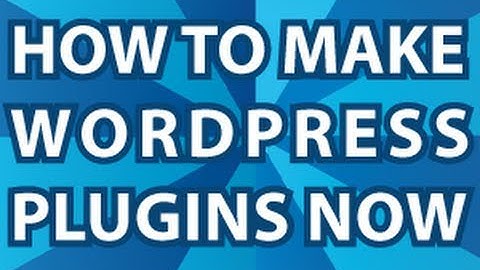Wordpress Plugin Howto