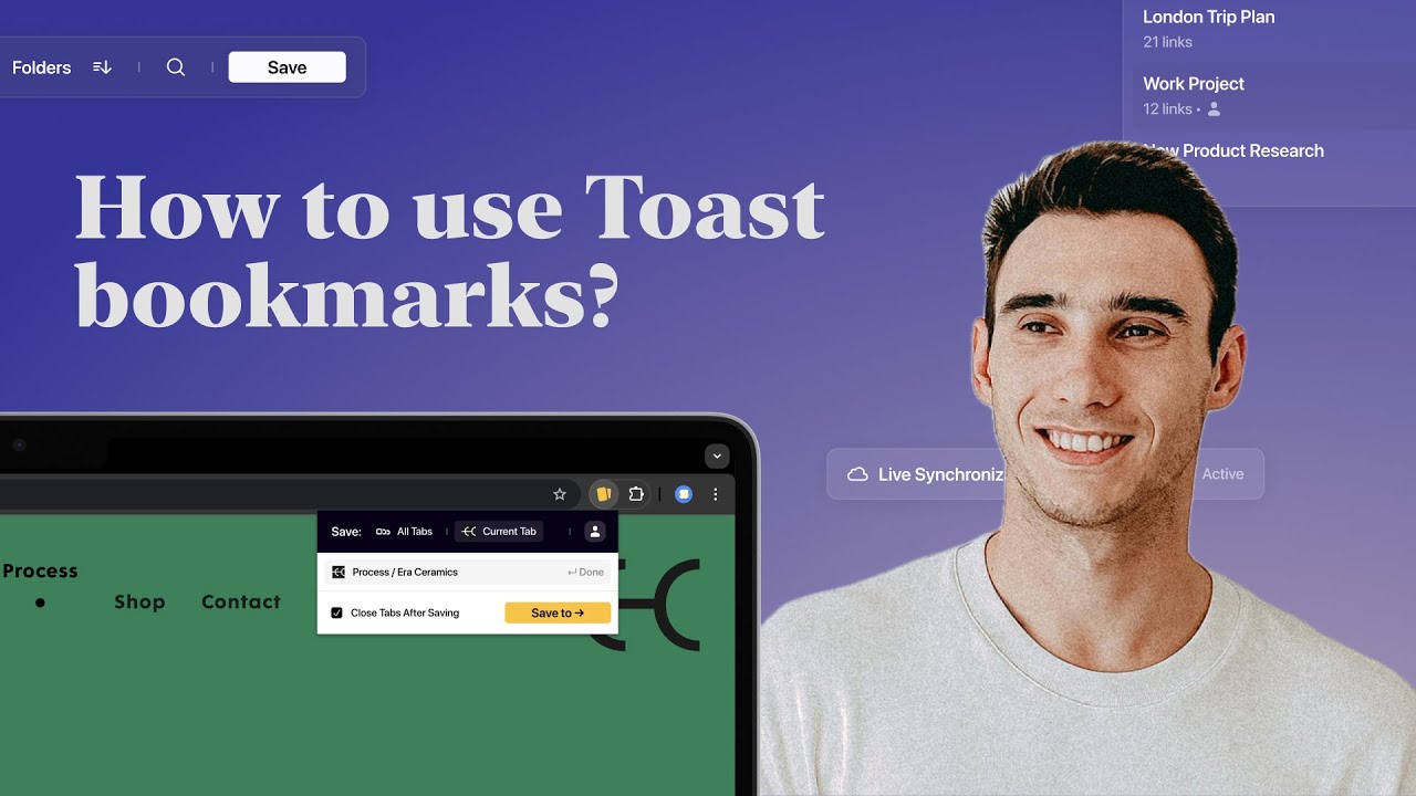 How to use Toast bookmarks?