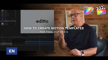 How to design a customizable intro for FCPX in Apple Motion by MotionVFX