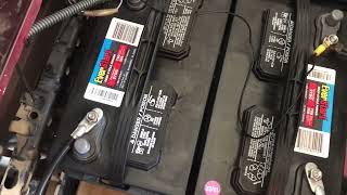 Golf cart battery exchange (6-8 volt to 4-12 volt)