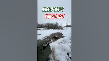 WPL B-24 Winch test #wplrc #wplb24 #arduino #winch #test #friend #help #wpl2024 #wpl #rc #rccars