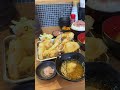 揚げたて天ぷらでご飯が進む！