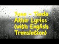 Tiada Akhir No Ending Yuna Lyrics With English Translation mp3