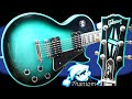 The Phantom Widow is Here! | 2021 Gibson Les Paul Custom Mod Collection Teal Blast Review