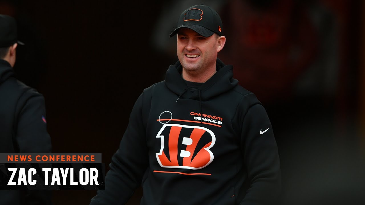 Zac Taylor News Conference Cincinnati Bengals YouTube