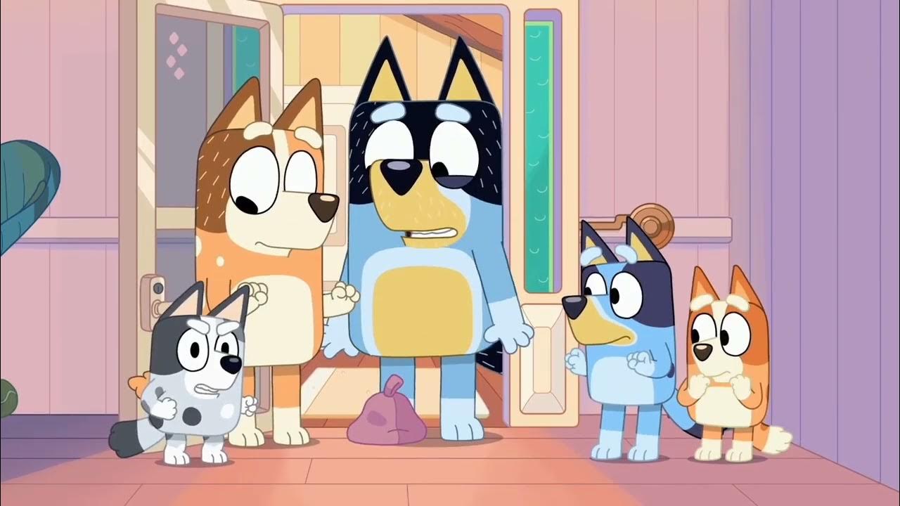 Bluey muffin sin dormir (capitulo pijamada/ the sleepover) YouTube