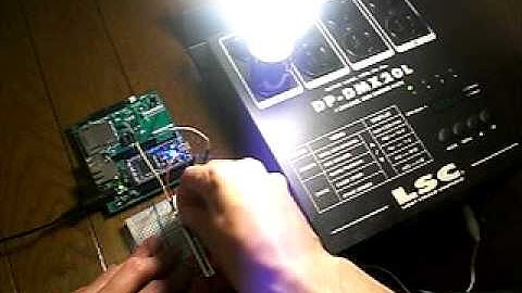 mbed DMX512 library - send test