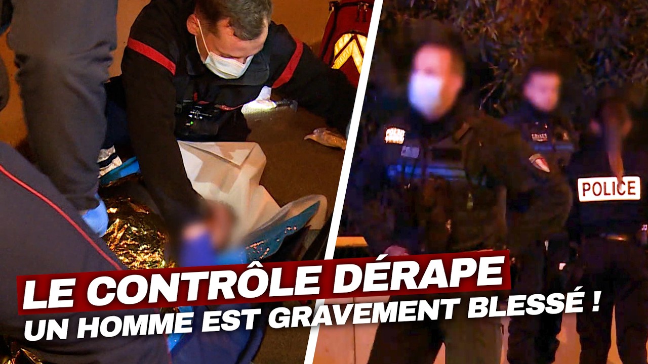 Intégral : Contrôle routier à Perpignan : le chauffard grièvement blessé après des tirs