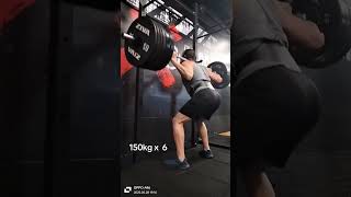 Sentadillas 160,150kg x 5,6