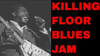 Killing Floor Albert King Style Guitar Jam Track (A 12 Bar Blues) chords