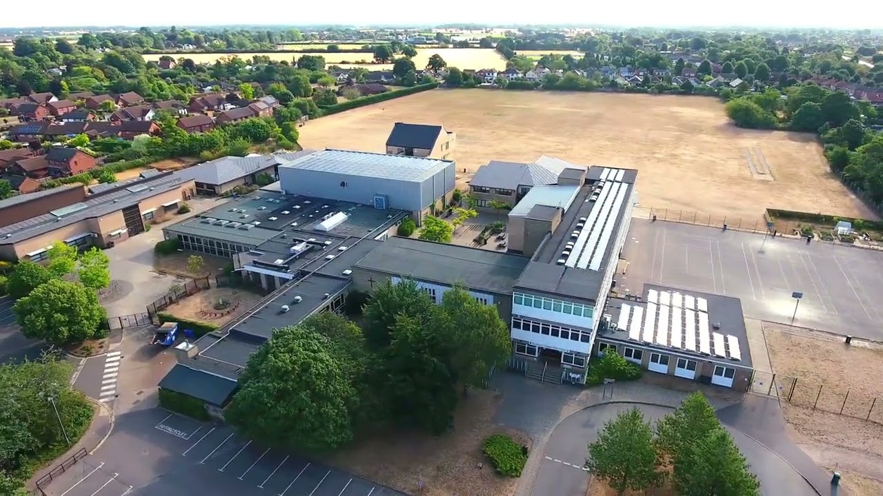St ALBANS CATHOLIC HIGH SCHOOL IPSWICH SUFFOLK DJI PHANTOM MAVIC DRONE