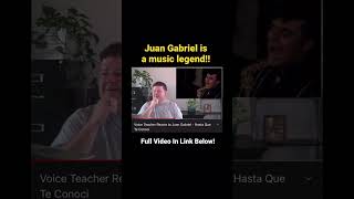 Juan Gabriel Reaction by Master of Voice! #masterofvoice #juangabriel #juanga #hastaqueteconoci