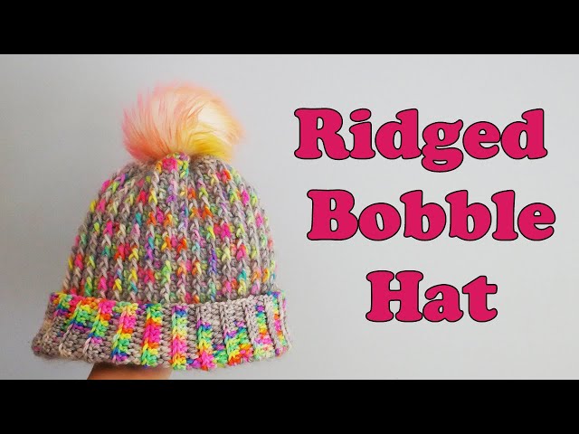 Crochet Hat Pattern Wobble Bobble Beanie 