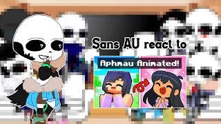 ♡ | Sans AU react to Aphmau | ♡