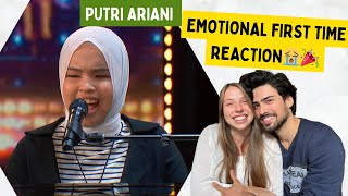 "Putri Ariani 🇮🇩Golden Buzzer AGT 2023 | First Time Reaction! Super Emotional 😭