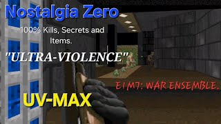 The Ultimate Doom: Nostalgia Zero - (100%) Walkthrough, UV-MAX | E1M7: War Ensemble.