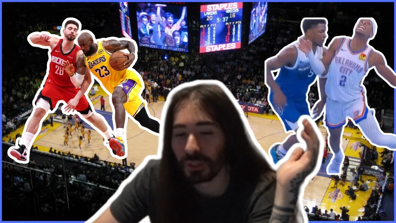 How Flopping Is Ruining The NBA & Charlie Can't Believe The Lakers Beat The Rockets | MoistCr1TiKaL