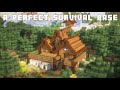 A Perfect Survival Base | Taiga Forest Base | @BuffleShuffle | Everything Inside |