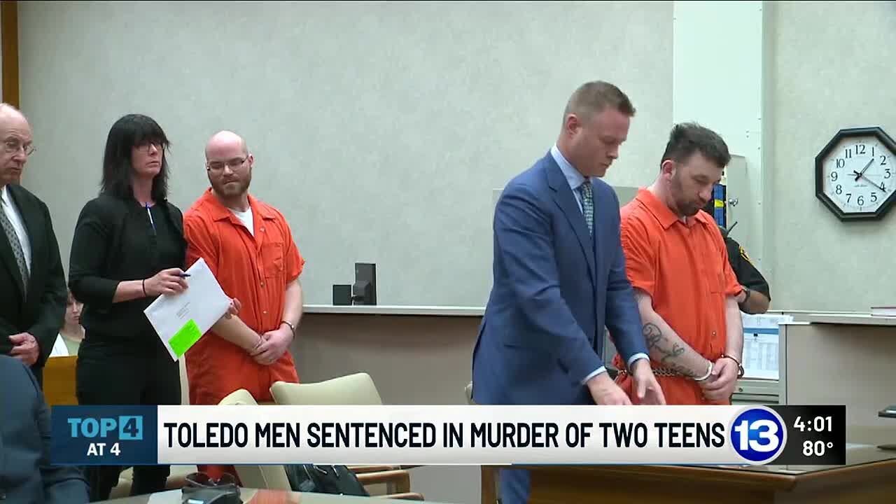 Toledo men sentenced in murder of two teens - YouTube