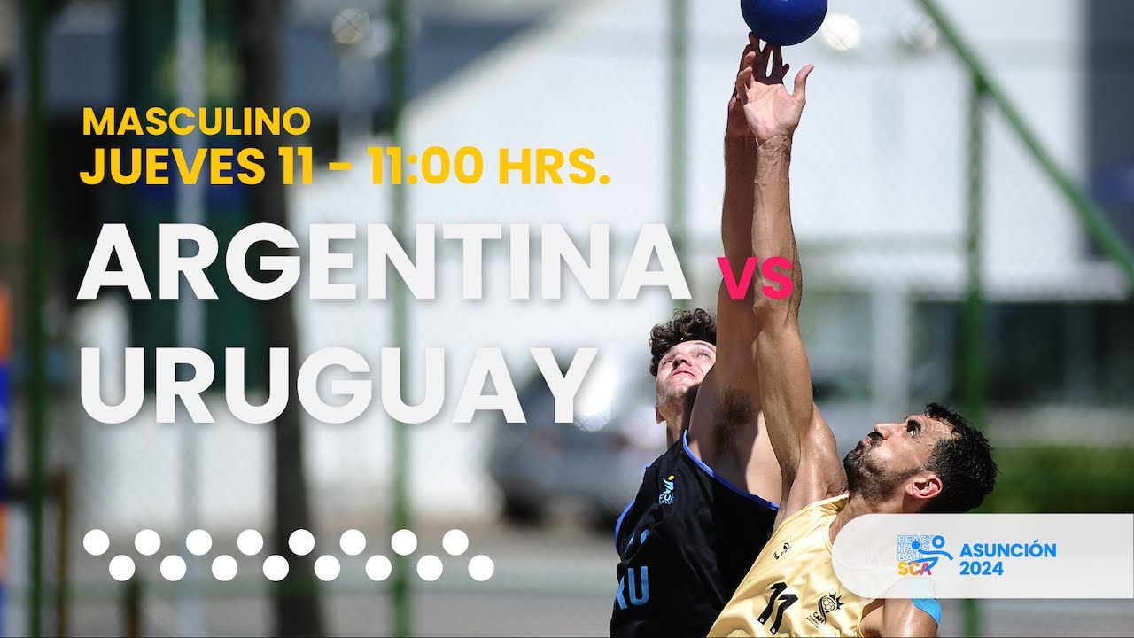 BEACH HANDBALL SCA SENIOR MASCULINO 2024 | ARGENTINA vs URUGUAY