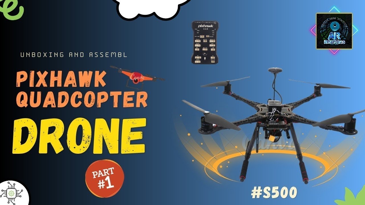 How to Make Pixhawk Quadcopter Drone | S500 Quadcopter Drone Assemble part 1 |
