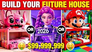 Would You Rather - Build Your Future $99,999,999 Luxury House 🚀✨🏰💎 Decision duel