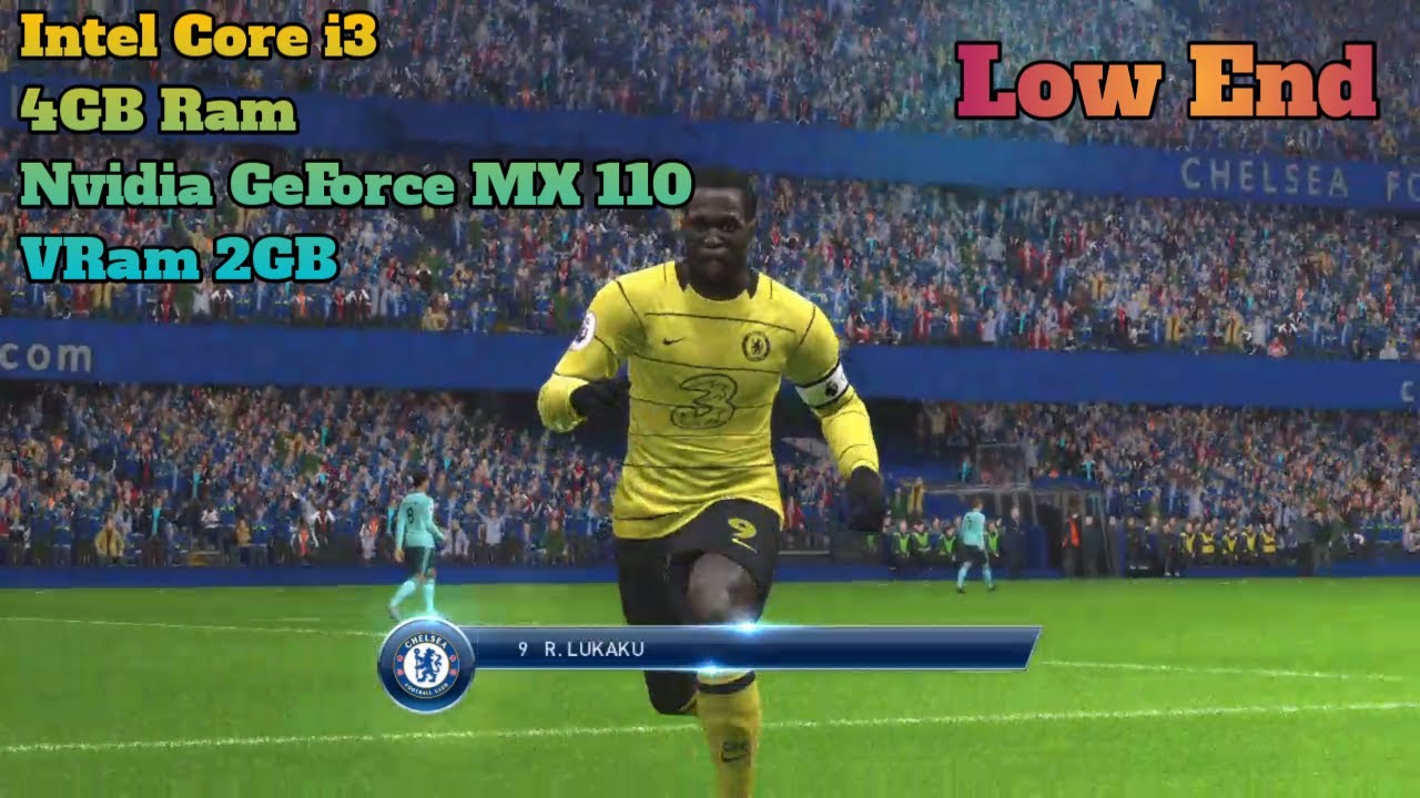 Pro Evolution Soccer 2017 Gameplay (PES 2017) - Chelsea FC vs Liecester City (Laptop/PC Low End)