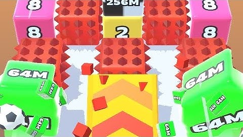 Jelly Run 2048 - All Levels Gameplay Android,ios ( Part - 96) @justfotyou919