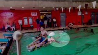 Father reacts to video of son nearly drowning