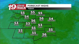 Outside of a very small rain chance Friday night, the next few days are looking decent