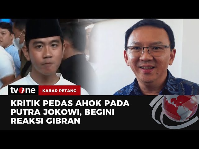 Respon Gibran Usai Dikritik Ahok | Kabar Petang tvOne class=