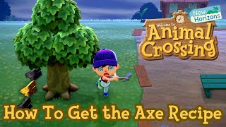 I ran out of stone and axes in anumal crossing new horizons so wanted
to know how make one or buy one. here is you unlock the diy recipe ...