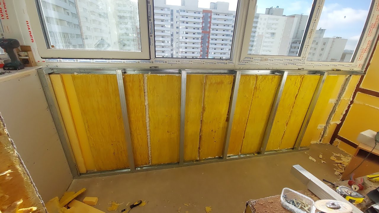 Утепление балкона пеноплексом. Утепление лоджии Пеноплексом. - YouTube