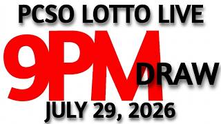 Lotto Result Today 9pm Draw July 29, 2026 Swertres Ez2 PCSO LIVE