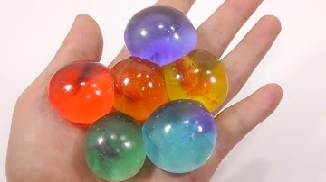 Wheels On The Bus Song | DIY Water Balloons Colors Jelly Slime - Learn Colors Slime Numbers Counting