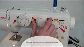 Электромеханическая швейная машина Janome ArtStyle4045 видео Электромеханические швейные машины JANOME