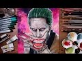 Suicide Squad : Joker (Jared Leto) - speed drawing | drawholic